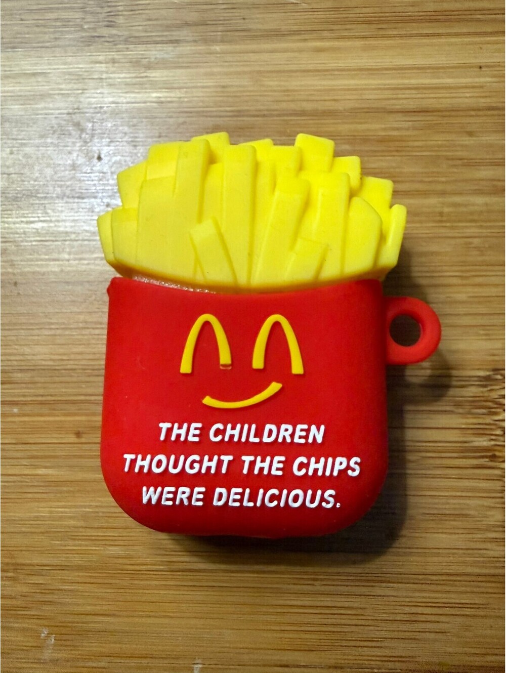 McDonald's Fries Silicone Keychain Airpods gen 1 -2 case or bag charm